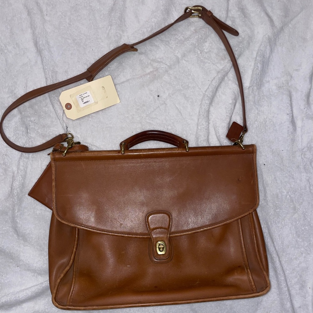 Coach Beekman Cowhide Leather Briefcase